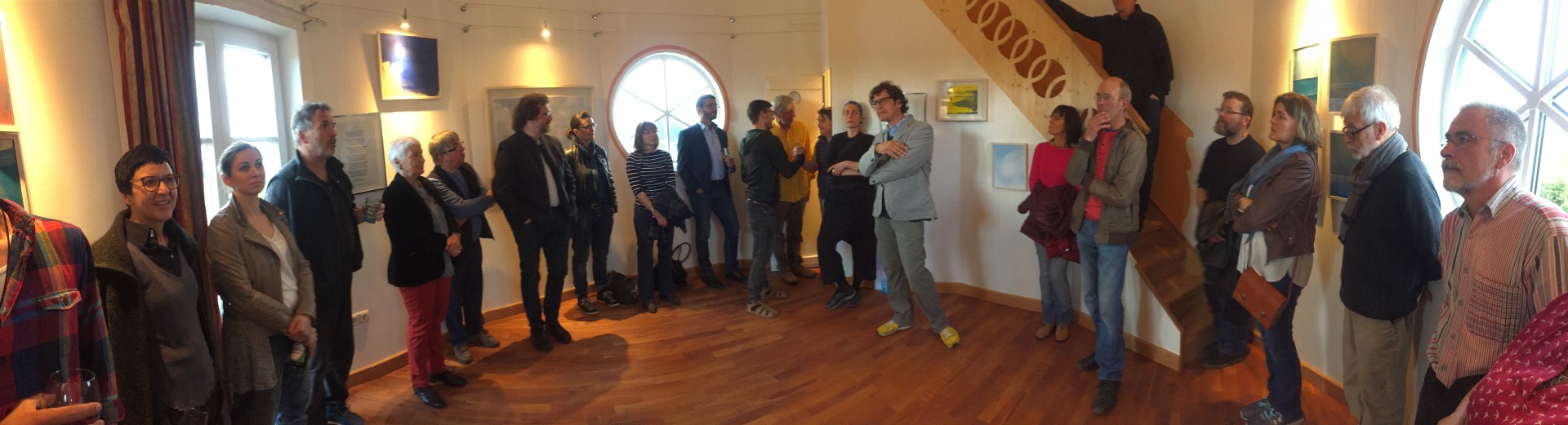 Ausstellungseröffnung von Michael Jank im Turm